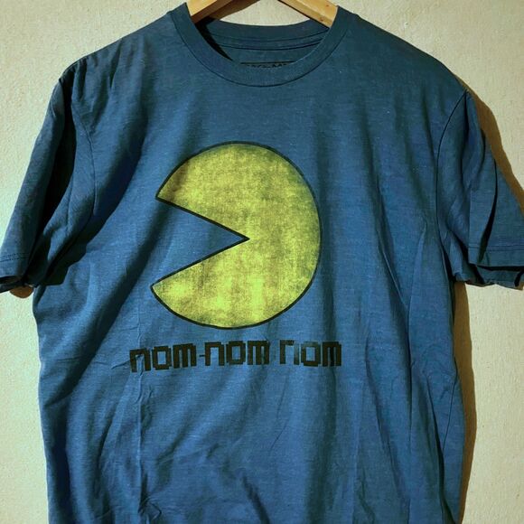 Vintage Pac-Man NOM-NOM T-Shirt - Picture 1 of 2